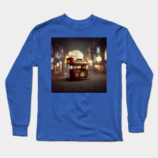 Steampunk Tokyo Ramen Cart Long Sleeve T-Shirt